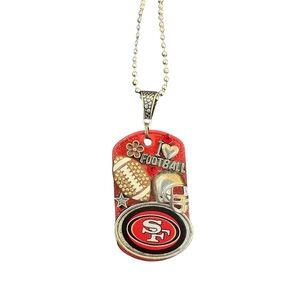 Handmade 49ers Dogtag